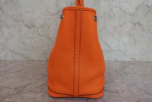 画像をギャラリービューアに読み込む, HERMES/エルメス ガーデンパーティPM ネゴンダ オレンジ □O刻印 トートバッグ 800030180