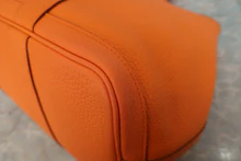 画像をギャラリービューアに読み込む, HERMES/エルメス ガーデンパーティPM ネゴンダ オレンジ □O刻印 トートバッグ 800030180