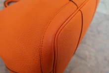 画像をギャラリービューアに読み込む, HERMES/エルメス ガーデンパーティPM ネゴンダ オレンジ □O刻印 トートバッグ 800030180
