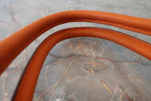 画像をギャラリービューアに読み込む, HERMES/エルメス ガーデンパーティPM ネゴンダ オレンジ □O刻印 トートバッグ 800030180