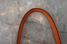 画像をギャラリービューアに読み込む, HERMES/エルメス ガーデンパーティPM ネゴンダ オレンジ □O刻印 トートバッグ 800030180