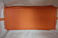 画像をギャラリービューアに読み込む, HERMES/エルメス ガーデンパーティPM ネゴンダ オレンジ □O刻印 トートバッグ 800030180