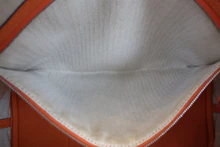 画像をギャラリービューアに読み込む, HERMES/エルメス ガーデンパーティPM ネゴンダ オレンジ □O刻印 トートバッグ 800030180