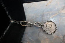 画像をギャラリービューアに読み込む, CHANEL/シャネル 復刻トート キャビアスキン ブラック/シルバー金具 トートバッグ 800020137