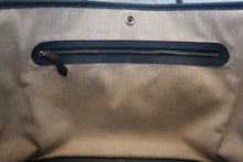 画像をギャラリービューアに読み込む, HERMES/エルメス ガーデンパーティPM ネゴンダ ブルートンペット T刻印 トートバッグ 800030211