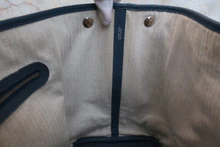 画像をギャラリービューアに読み込む, HERMES/エルメス ガーデンパーティPM ネゴンダ ブルートンペット T刻印 トートバッグ 800030211