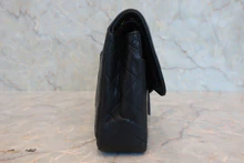 画像をギャラリービューアに読み込む, CHANEL/シャネル パリ限定ミニマトラッセダブルフラップチェーンショルダーバッグ ラムスキン ブラック/ゴールド金具 ショルダーバッグ 800020186
