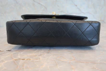 画像をギャラリービューアに読み込む, CHANEL/シャネル パリ限定ミニマトラッセダブルフラップチェーンショルダーバッグ ラムスキン ブラック/ゴールド金具 ショルダーバッグ 800020186
