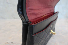 画像をギャラリービューアに読み込む, CHANEL/シャネル パリ限定ミニマトラッセダブルフラップチェーンショルダーバッグ ラムスキン ブラック/ゴールド金具 ショルダーバッグ 800020186