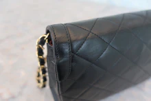 画像をギャラリービューアに読み込む, CHANEL/シャネル パリ限定ミニマトラッセダブルフラップチェーンショルダーバッグ ラムスキン ブラック/ゴールド金具 ショルダーバッグ 800030163
