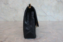 画像をギャラリービューアに読み込む, CHANEL/シャネル パリ限定ミニマトラッセダブルフラップチェーンショルダーバッグ ラムスキン ブラック/ゴールド金具 ショルダーバッグ 800030163
