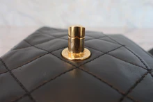画像をギャラリービューアに読み込む, CHANEL/シャネル パリ限定ミニマトラッセダブルフラップチェーンショルダーバッグ ラムスキン ブラック/ゴールド金具 ショルダーバッグ 800030163