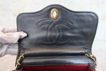 画像をギャラリービューアに読み込む, CHANEL/シャネル パリ限定ミニマトラッセダブルフラップチェーンショルダーバッグ ラムスキン ブラック/ゴールド金具 ショルダーバッグ 800030163
