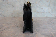 画像をギャラリービューアに読み込む, CHANEL/シャネル Vステッチチェーンショルダーバッグ ラムスキン ブラック/ゴールド金具 ショルダーバッグ 800030145