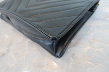 画像をギャラリービューアに読み込む, CHANEL/シャネル Vステッチチェーンショルダーバッグ ラムスキン ブラック/ゴールド金具 ショルダーバッグ 800030145
