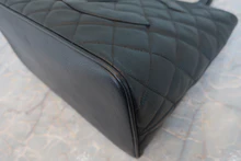 画像をギャラリービューアに読み込む, CHANEL/シャネル 復刻トート キャビアスキン ブラック/ゴールド金具 トートバッグ 800030148