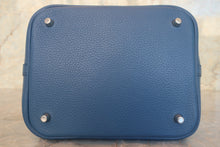 画像をギャラリービューアに読み込む, HERMES／エルメス ピコタンロックＭＭ トリヨンクレマンス ブルータラサ X刻印 ハンドバッグ 700120035
