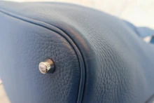 画像をギャラリービューアに読み込む, HERMES／エルメス ピコタンロックＭＭ トリヨンクレマンス ブルータラサ X刻印 ハンドバッグ 700120035
