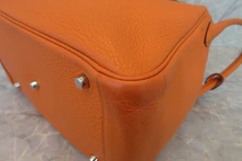 画像をギャラリービューアに読み込む, HERMES/エルメス リンディ30 トリヨンクレマンス オレンジ □M刻印 ショルダーバッグ 700030049