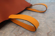 画像をギャラリービューアに読み込む, HERMES/エルメス ピコタンロックタッチMM トリヨンクレマンス/ヴォースイフト キュイーブル/ジョーヌドール X刻印 ハンドバッグ 700090134
