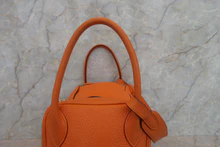 画像をギャラリービューアに読み込む, HERMES／エルメス リンディ30 トリヨンクレマンス オレンジ □M刻印 ショルダーバッグ 700030049
