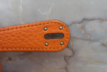 画像をギャラリービューアに読み込む, HERMES/エルメス リンディ30 トリヨンクレマンス オレンジ □M刻印 ショルダーバッグ 700030049