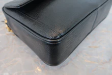 画像をギャラリービューアに読み込む, CHANEL/シャネル ココマークチェーンショルダーバッグ キャビアスキン ブラック/ゴールド金具 ショルダーバッグ 800040007