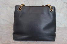 画像をギャラリービューアに読み込む, CHANEL/シャネル ココマークチェーンショルダーバッグ キャビアスキン ブラック/ゴールド金具 ショルダーバッグ 800030168