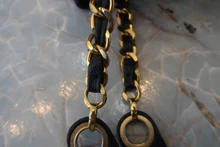 画像をギャラリービューアに読み込む, CHANEL/シャネル ココマークチェーンショルダーバッグ キャビアスキン ブラック/ゴールド金具 ショルダーバッグ 800030168