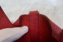 画像をギャラリービューアに読み込む, HERMES／エルメス ピコタンロックＰＭ トリヨンクレマンス ルージュガランス ハンドバッグ 700100196
