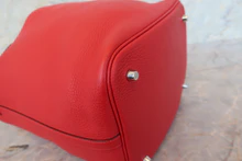 画像をギャラリービューアに読み込む, HERMES／エルメス ピコタンロックＭＭ トリヨンクレマンス ルージュカザック X刻印 ハンドバッグ 700100181
