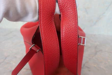 画像をギャラリービューアに読み込む, HERMES／エルメス ピコタンロックＭＭ トリヨンクレマンス ルージュカザック X刻印 ハンドバッグ 700100181
