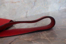 画像をギャラリービューアに読み込む, HERMES/エルメス ピコタンロックMM トリヨンクレマンス ルージュカザック X刻印 ハンドバッグ 700100181