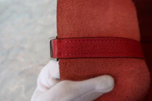 画像をギャラリービューアに読み込む, HERMES/エルメス ピコタンロックMM トリヨンクレマンス ルージュカザック X刻印 ハンドバッグ 700100181