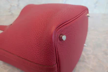 画像をギャラリービューアに読み込む, HERMES／エルメス ピコタンロックＰＭ トリヨンクレマンス ルビー □R刻印 ハンドバッグ 700120031
