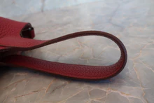 画像をギャラリービューアに読み込む, HERMES/エルメス ピコタンロックPM トリヨンクレマンス ルビー □R刻印 ハンドバッグ 700120031