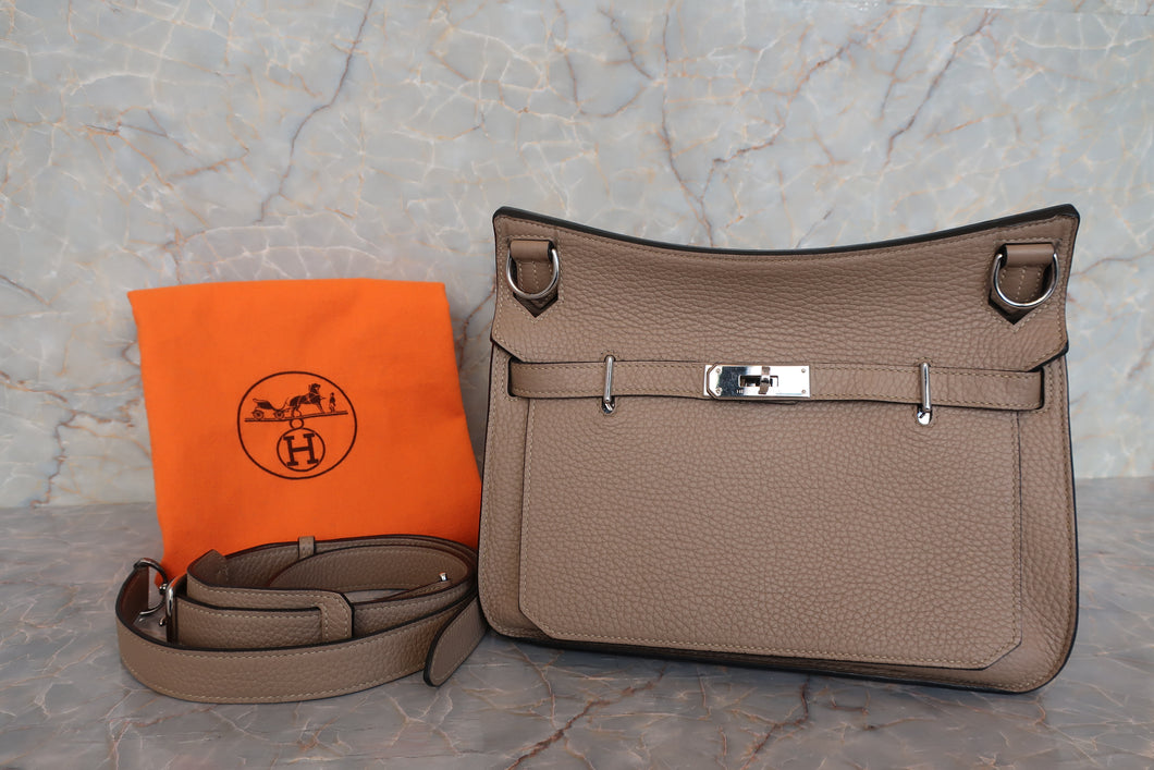 HERMES／エルメス ジプシエール28 トリヨンクレマンス トゥルティエールグレー □P刻印 ショルダーバッグ 600120246