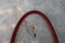 画像をギャラリービューアに読み込む, HERMES／エルメス ガーデンパーティPM ヴォーエプソン ルージュカザック A刻印 トートバッグ 800040012
