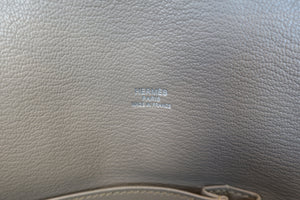 HERMES／エルメス ジプシエール28 トリヨンクレマンス トゥルティエールグレー □P刻印 ショルダーバッグ 600120246