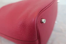画像をギャラリービューアに読み込む, HERMES/エルメス ピコタンロックPM トリヨンクレマンス ルビー □R刻印 ハンドバッグ 800010059
