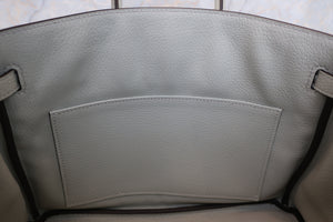 HERMES／エルメス バーキン25 トゴ ヴェールフィズ B刻印 ハンドバッグ 600100231