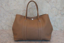 画像をギャラリービューアに読み込む, HERMES／エルメス ガーデンパーティPM ネゴンダ エトゥープ □L刻印 トートバッグ 800030158
