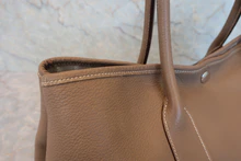 画像をギャラリービューアに読み込む, HERMES/エルメス ガーデンパーティPM ネゴンダ エトゥープ □L刻印 トートバッグ 800030158