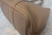 画像をギャラリービューアに読み込む, HERMES/エルメス ガーデンパーティPM ネゴンダ エトゥープ □L刻印 トートバッグ 800030158