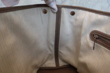 画像をギャラリービューアに読み込む, HERMES/エルメス ガーデンパーティPM ネゴンダ エトゥープ □L刻印 トートバッグ 800030158