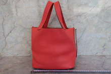 画像をギャラリービューアに読み込む, HERMES/エルメス ピコタンロックMM トリヨンクレマンス ローズジャイプール □R刻印 ハンドバッグ 700090151