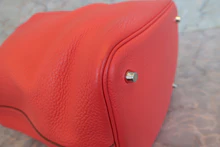 画像をギャラリービューアに読み込む, HERMES/エルメス ピコタンロックMM トリヨンクレマンス ローズジャイプール □R刻印 ハンドバッグ 700090151