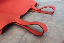 画像をギャラリービューアに読み込む, HERMES／エルメス ピコタンロックＭＭ トリヨンクレマンス ローズジャイプール □R刻印 ハンドバッグ 700090151
