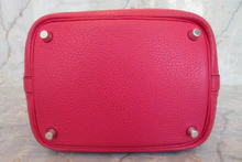 画像をギャラリービューアに読み込む, HERMES/エルメス ピコタンロックエクラPM トリヨンクレマンス/ヴォースイフト フランボワーズ/ルージュセリエ Z刻印 ハンドバッグ 700030043