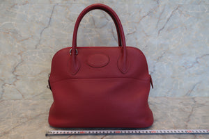 HERMES／エルメス ボリード31 トリヨンクレマンス ルビー □R刻印 ショルダーバッグ 600120113